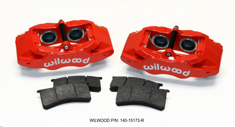 Wilwood SLC56 Front Caliper Kit Red Corvette All C5 / Base C6 1997-2013 - 140-15173-R