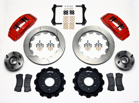 Wilwood TC6R Front Kit 16.00in Red 2004-2008 Ford F150 - 140-9072-R