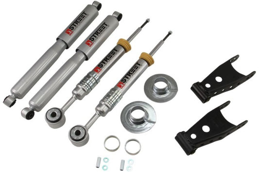 Belltech 09-13 Ford F150 All Cabs Short Bed 2WD Lowering Kit w/ SP Shocks +1 to -3in F/2in R Drop - 970SP