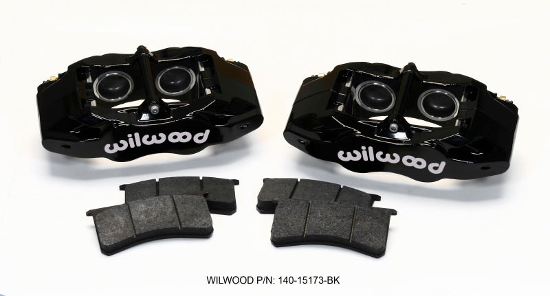 Wilwood SLC56 Front Caliper Kit Black Corvette All C5 / Base C6 1997-2013 - 140-15173-BK