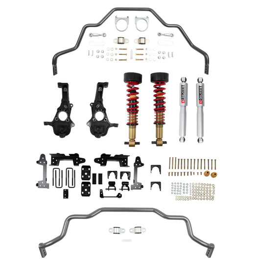 Belltech LOWERING KIT 2019+ GM Silverado / Sierra 1500 4WD All Cabs - 2-5in Fr / 6in R - 1041HK