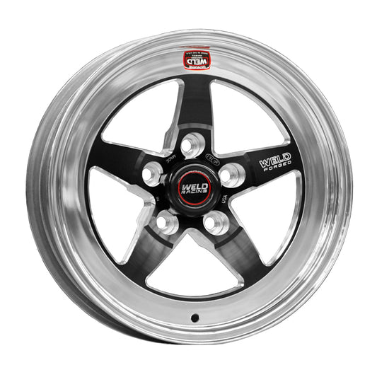 Weld S71 15x8.33 / 5x5 BP / 4.5in. BS Black Wheel (Low Pad) - Non-Beadlock - 71LB-508C45C