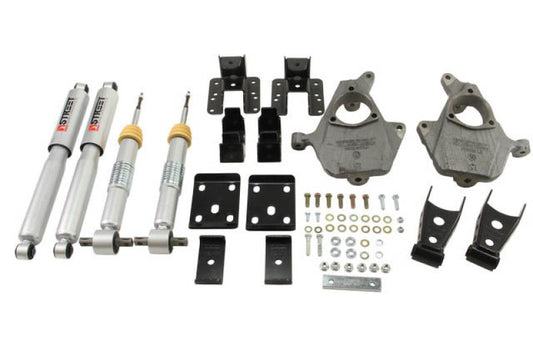 Belltech LOWERING KIT 2014 Chevy/GMC Silverado/Sierra All Cabs 2WD 2in Front/4in Rear w/ Shocks - 986SP