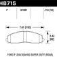 Hawk 15-17 Ford F-250/350 LTS Street Rear Brake Pads - HB715Y.713
