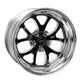Weld S76 17x10.5 / 5x4.75 BP / 8.8in. BS Black Wheel (Medium Pad) - Non-Beadlock - 76MB7105B88A