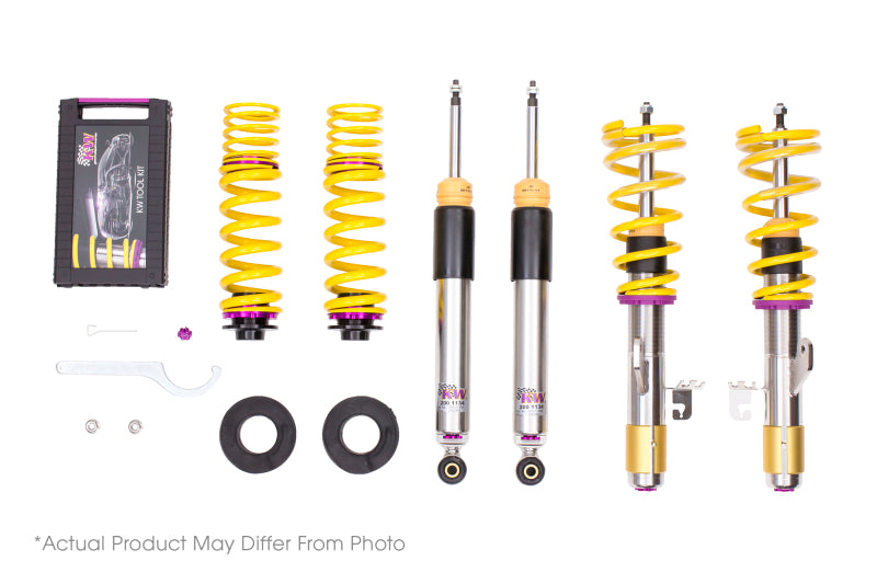 KW Coilover Kit V3 Ford Mustang Shelby GT500 - w/ Electronic Shocks - 35230066