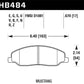 Hawk 05-10 Ford Mustang GT & V6 / 07-08 Shelby GT DTC-60 Race Front Brake Pads - HB484G.670