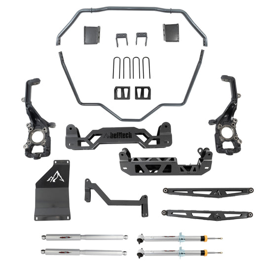 Belltech 2021+ Ford F150 4WD Trail Performance 6-7in. Base Lift Kit w/ Shocks - 152510TPS