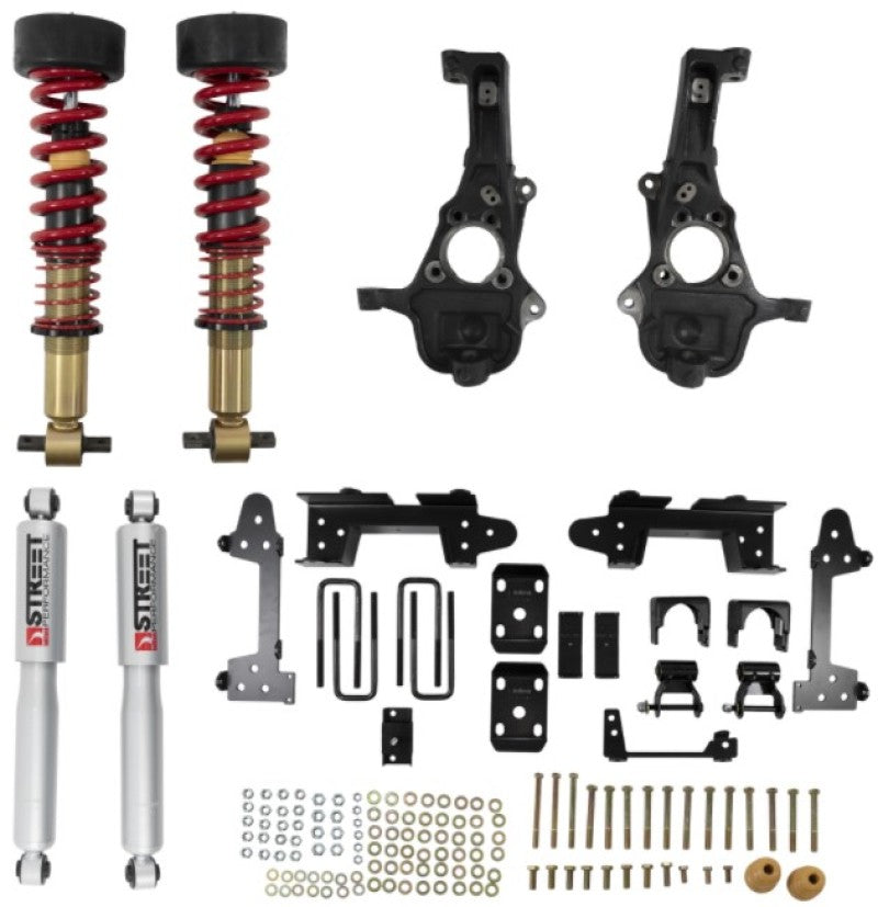 Belltech LOWERING KIT 2019+ GM Silverado / Sierra 1500 2WD All Cabs - 2-5in Fr / 6in R - 1040HK