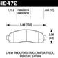 Hawk HPS Street Brake Pads - HB472F.650