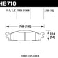 Hawk 11-16 Ford Explorer / 12-16 Ford Flex LTS Street Front Brake Pads - HB710Y.706