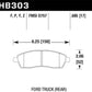 Hawk Super Duty Street Brake Pads - HB303P.685