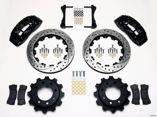 Wilwood TC6R Rear Kit 16.00in Drilled 1999-2010 GM H2 / 2500 4.63 Cntr - 140-9405-D