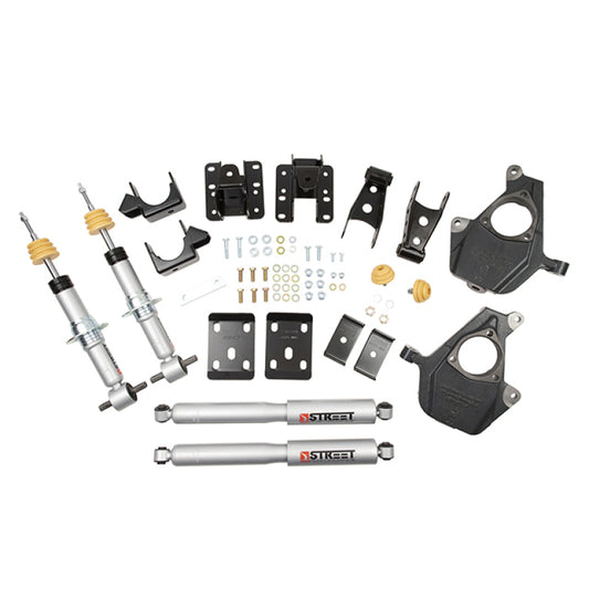 Belltech LOWERING KIT 16.5-17 Chevy Silverado All Cabs 4WD 2inF/4inR - 1017SP