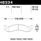 Hawk 99+ Ford F-250/F-350 Super Duty Front Brake Pads - HB334P.736