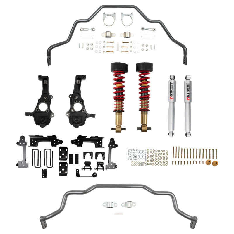 Belltech LOWERING KIT 2019+ GM Silverado / Sierra 1500 2WD All Cabs - 2-5in Fr / 6in R - 1040HK