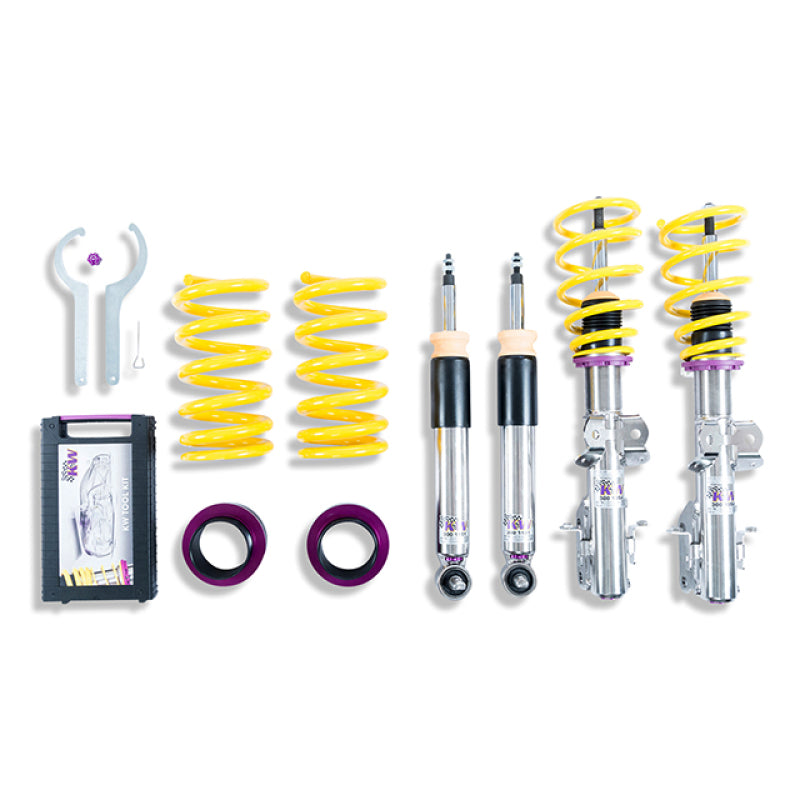 KW Coilover Kit V3 2018+ Ford Mustang w/o Electronic Dampening - 35230079