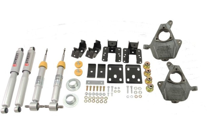 Belltech LOWERING KIT 14 Chev/GM Silverado/Sierra All Cabs 2WD 3in to 4in Front/7in Rear with Shocks - 992SP