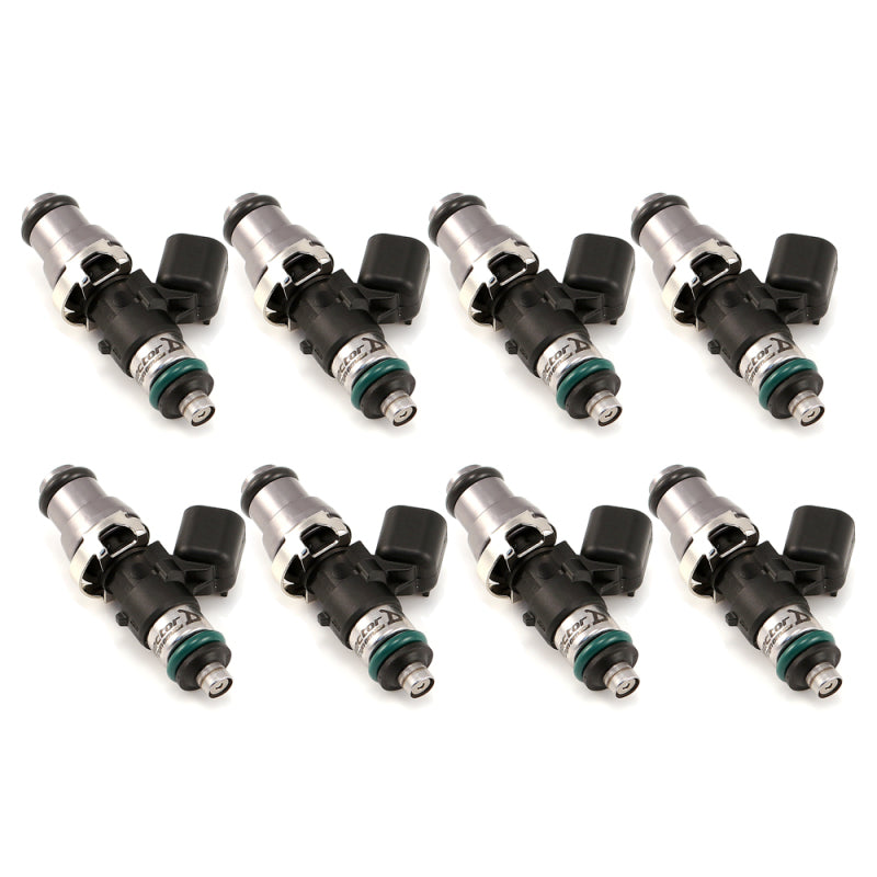 Injector Dynamics 1340cc Injectors - 48mm Length - 14mm Grey Top - 14mm Lower O-Ring (Set of 8) - 1300.48.14.14.8