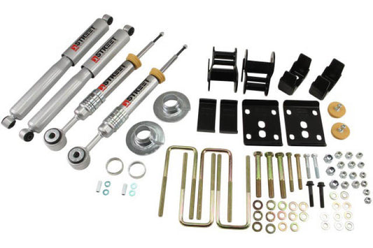 Belltech Lowering Kit 09-13 Ford F150 Ext Cab/Quad Cab Short Bed 2WD 2in or 3in F/4in Rear w/ Shocks - 983SP