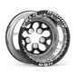 Weld Alpha-1 15x13 / 5x4.75 BP / 5in BS Black Wheel - Black Double Beadlock MT - 83B-513280MBS