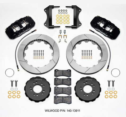 Wilwood AERO6 Front Hat Kit 15.00 2014-up Corvette C7 w/Lines - 140-13911